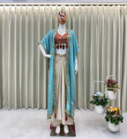 Chinon Silk Western Outfit For Trendy Wedding Sequence Embroidery Work