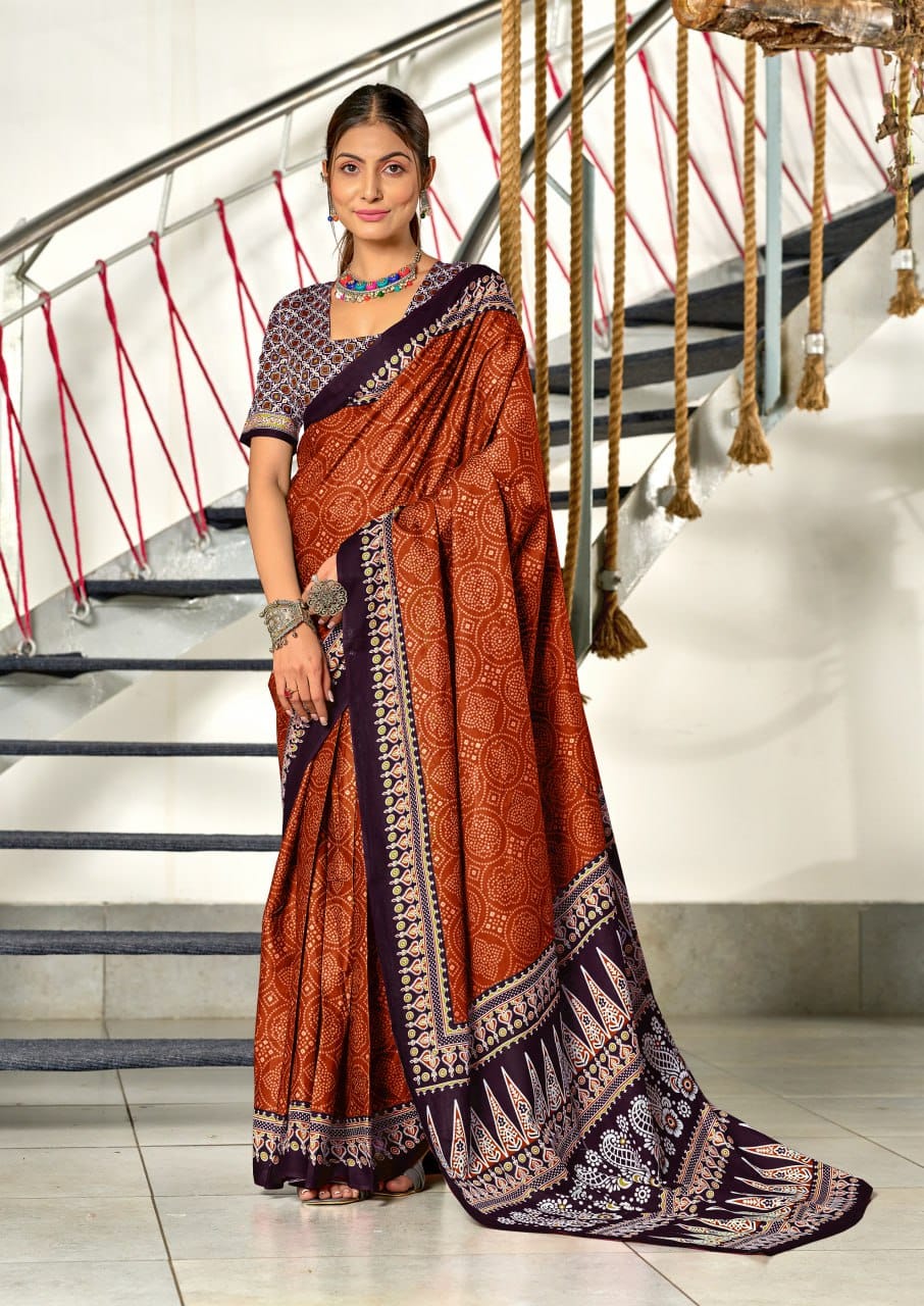 Designer Soft Cotton Saree