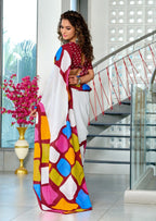 Maroon Designer Soft Cotton Saree