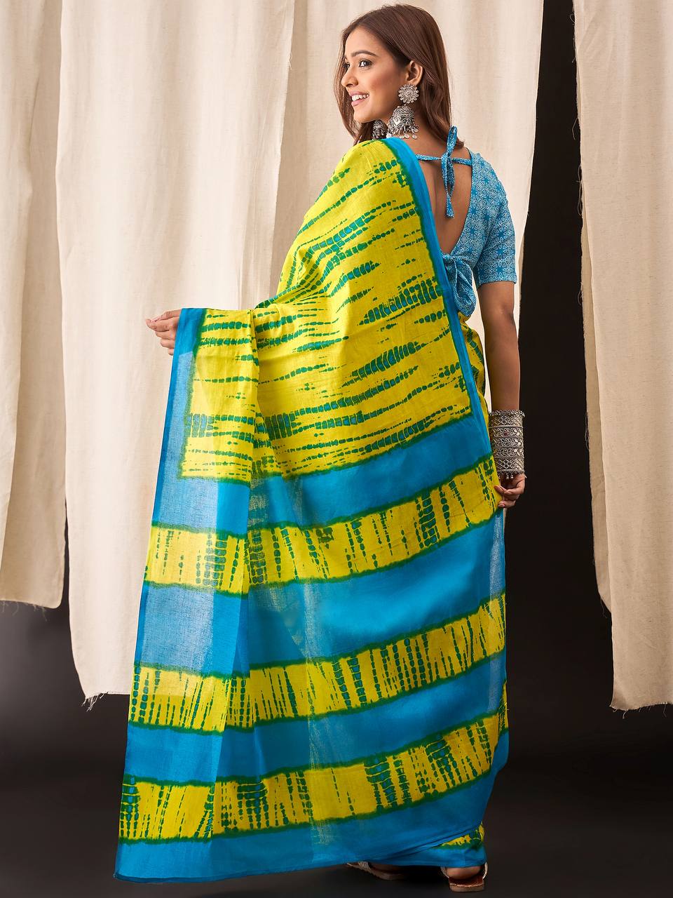 Designer MULMUL Cotton Saree