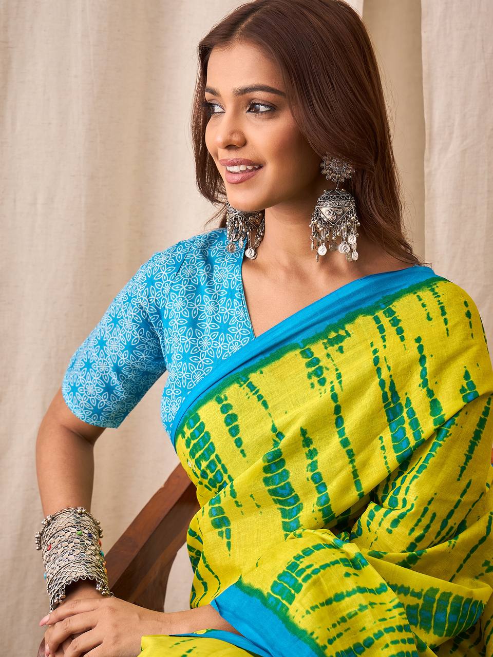 Designer MULMUL Cotton Saree