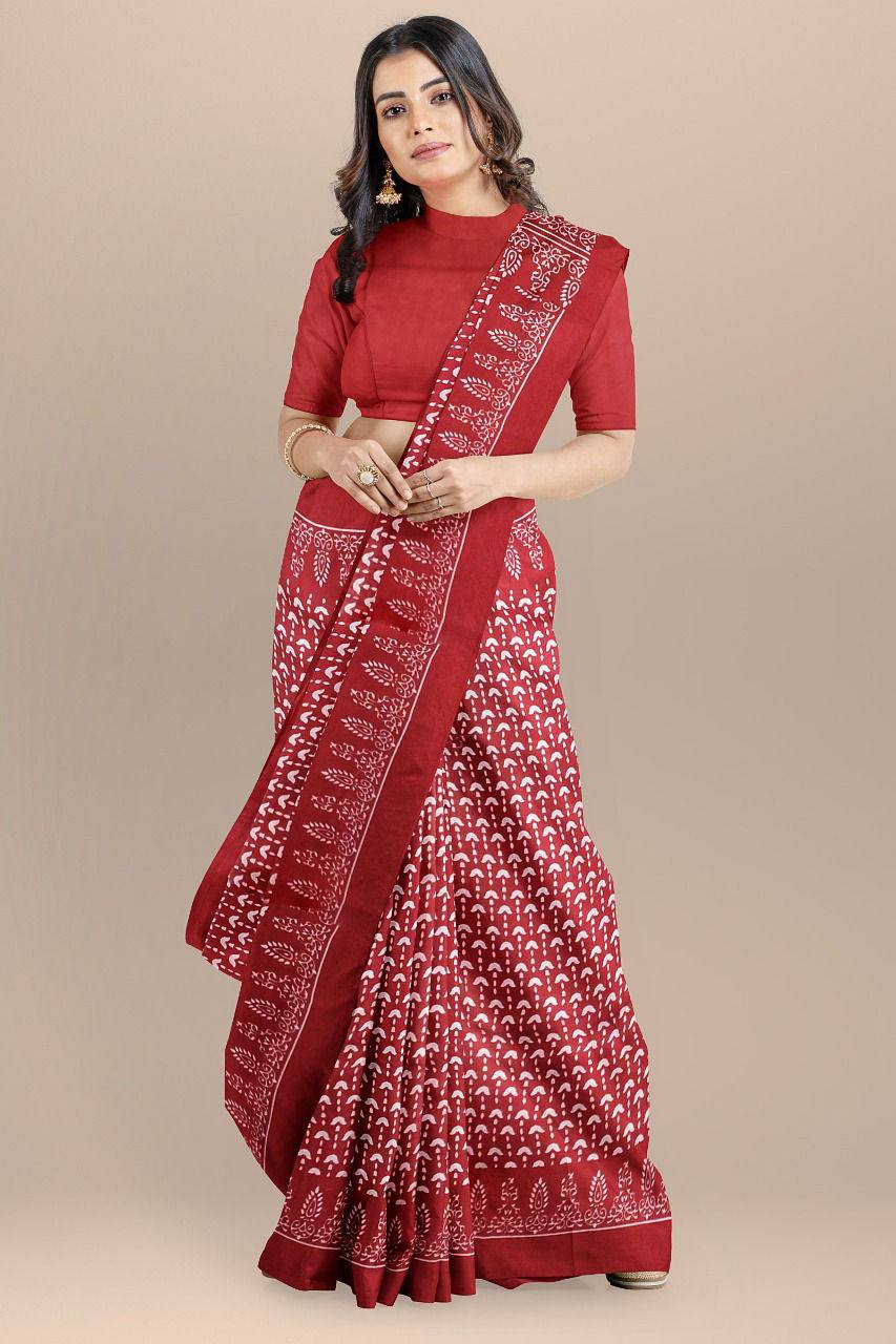 Designer Soft Cotton Saree