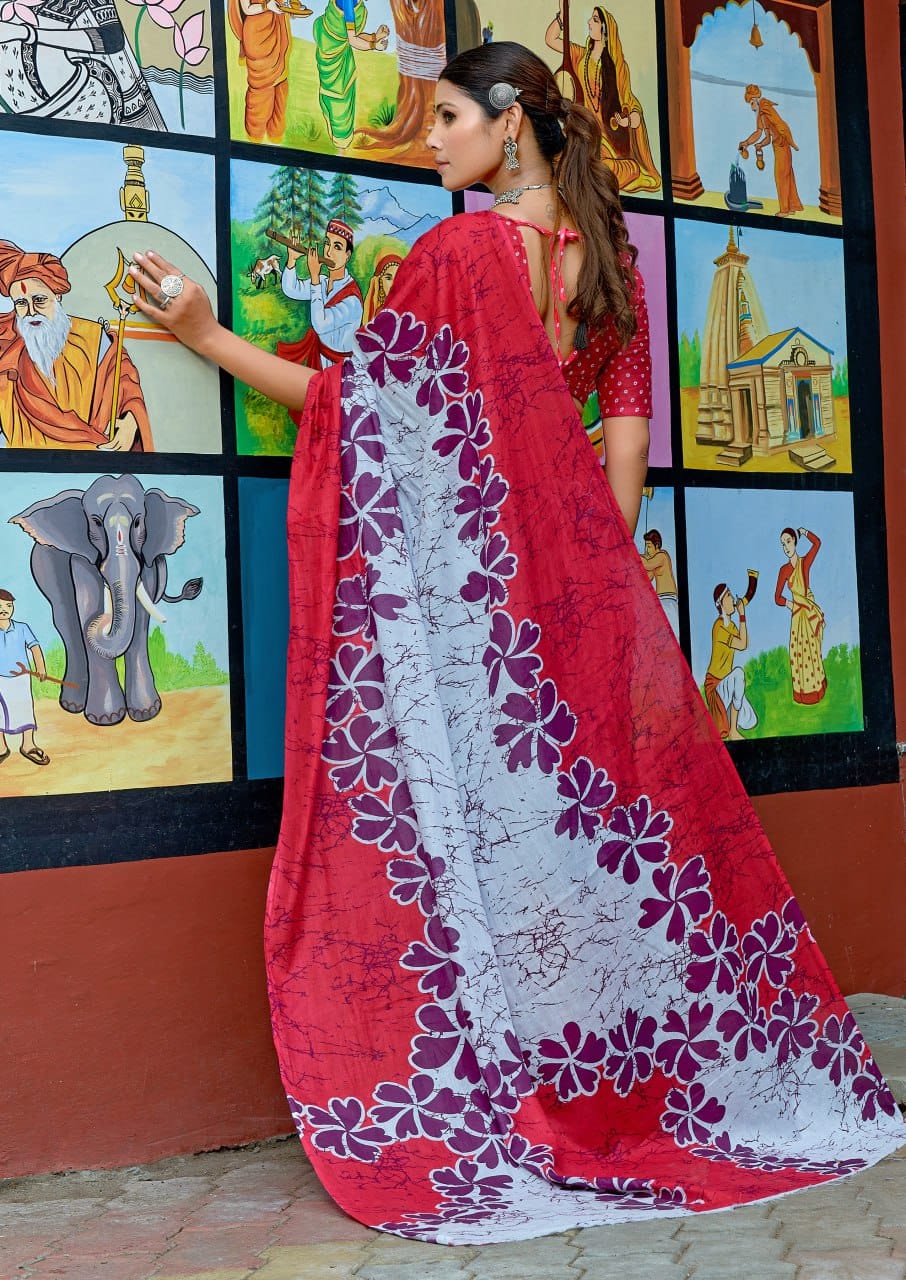 Designer Soft Cotton Saree