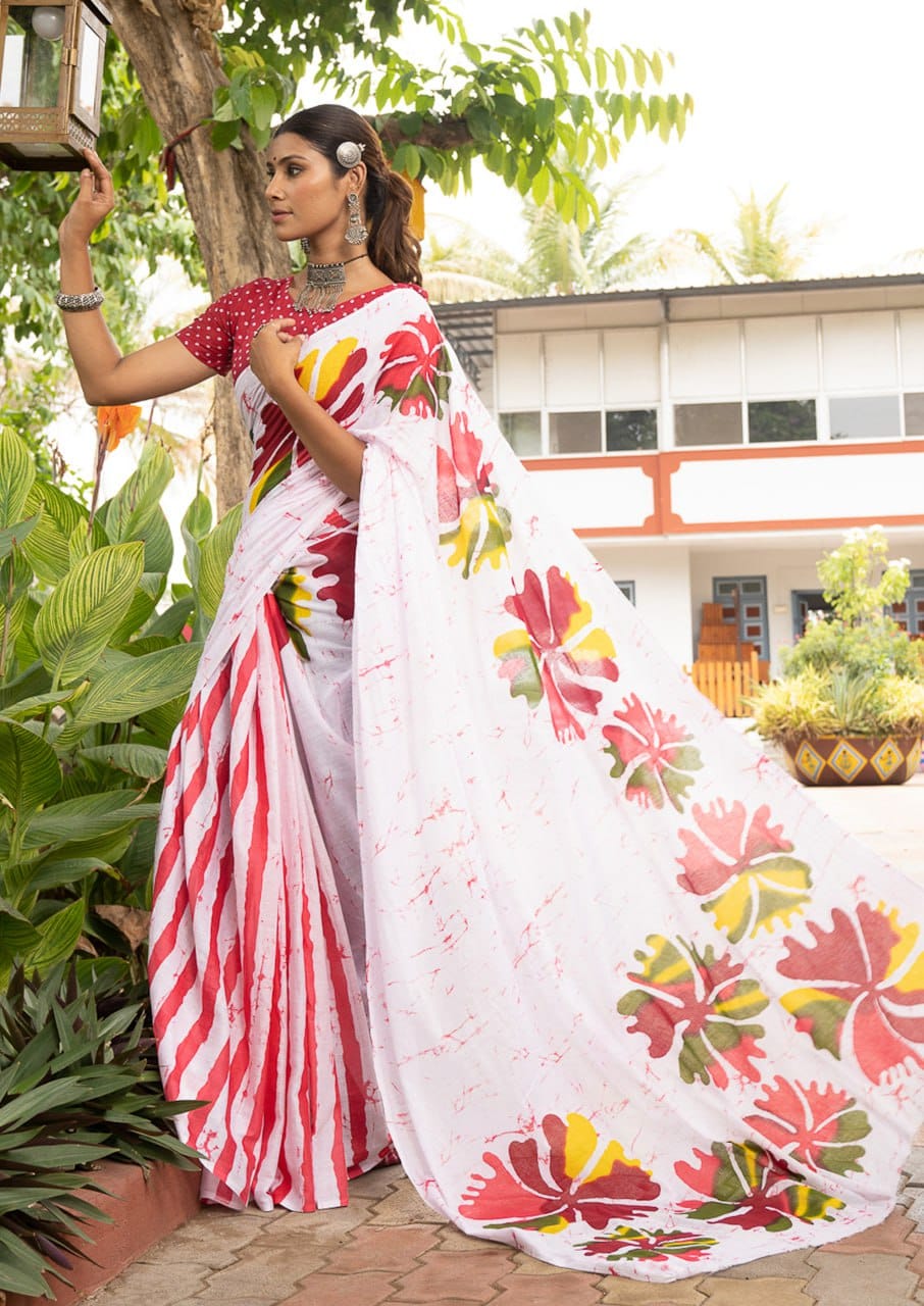 Designer Soft Cotton Saree