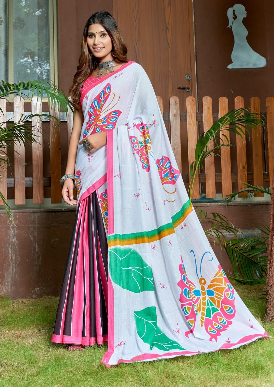 Designer Soft Cotton Saree