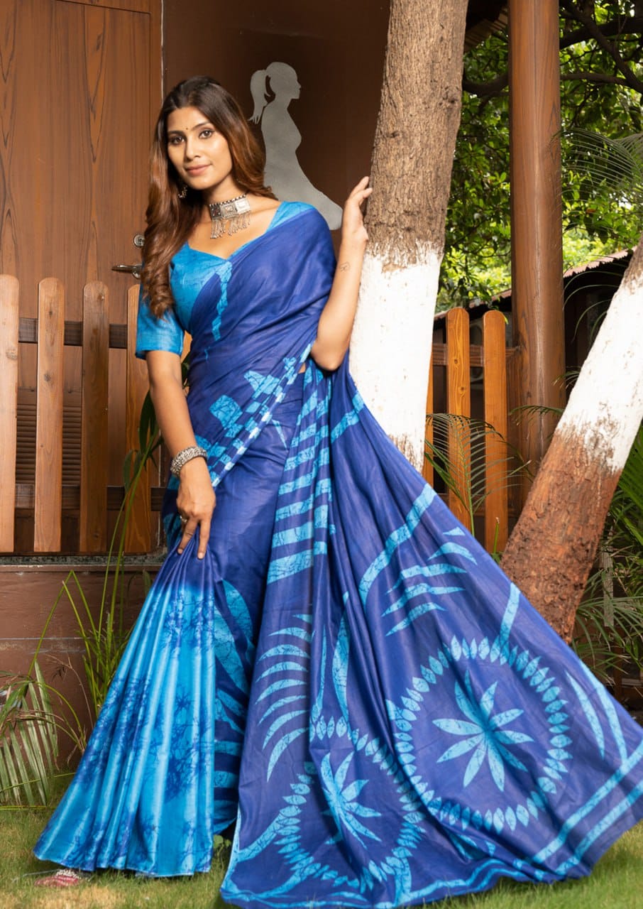 Designer Soft Cotton Saree