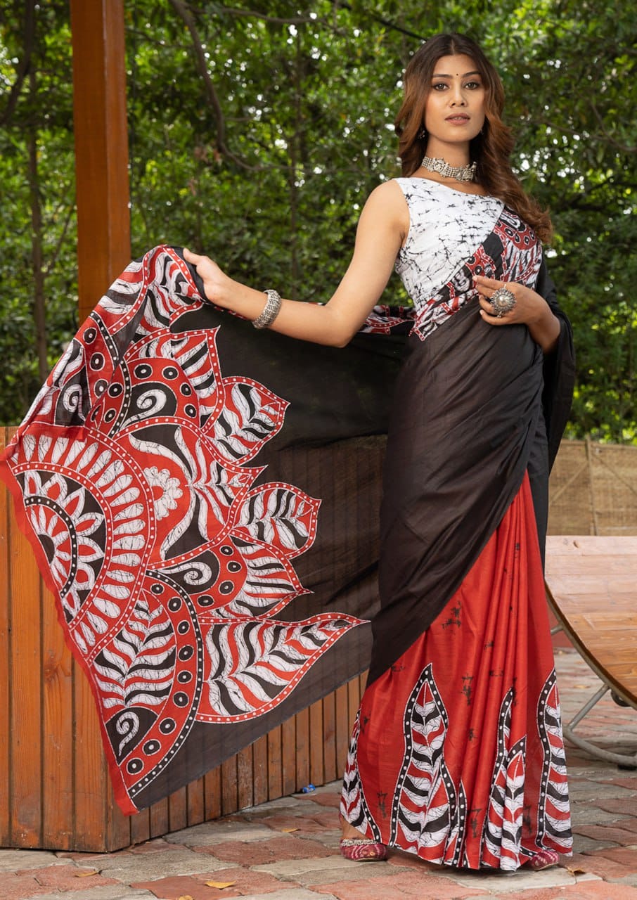 Designer Soft Cotton Saree